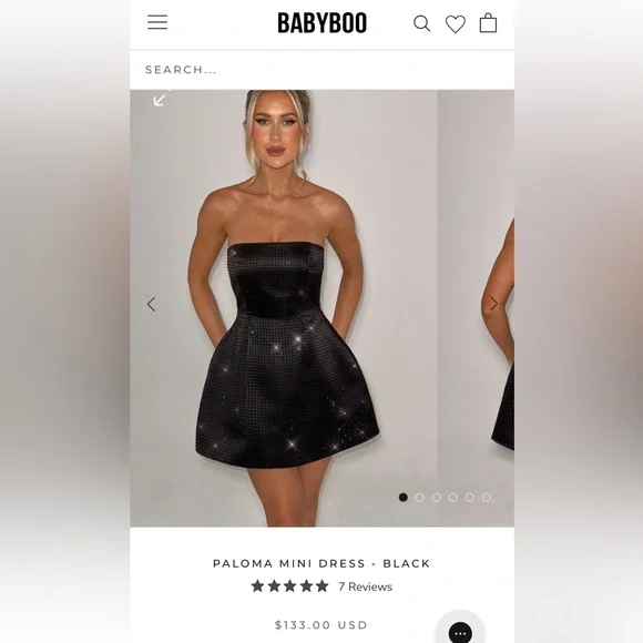 NWT Babyboo Paloma Mini Dress - Picture 9 of 11